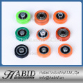 Chinese factory all colors V groove nylon ball bearing roller track roller used for sliding window roller